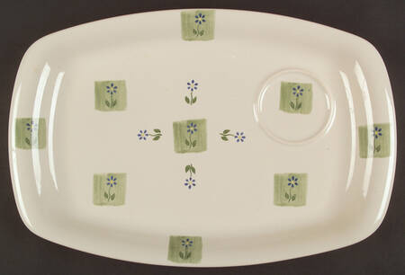 Cloverhill Floral Barbeque Plate