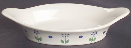 Cloverhill Floral 8" Augratin by Pfaltzgraff
