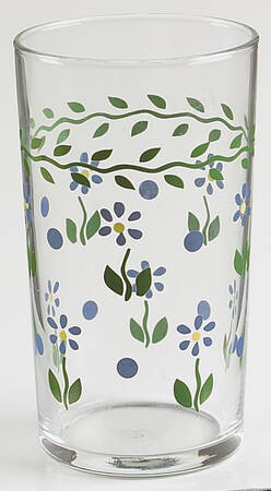 Cloverhill Floral 6 Oz Glassware Juice