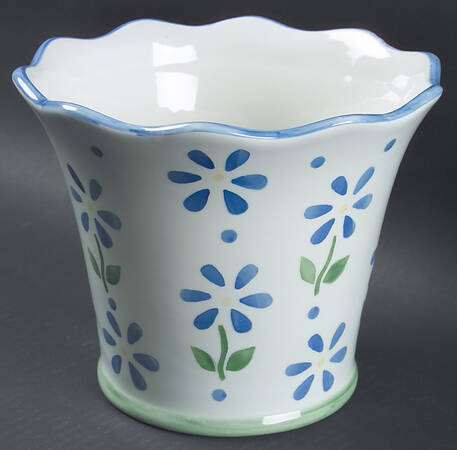 Cloverhill Floral 6" Flower Pot