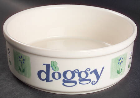 Cloverhill Floral Dog Bowl