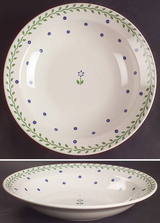 Cloverhill Floral Individual Dinner Bowl