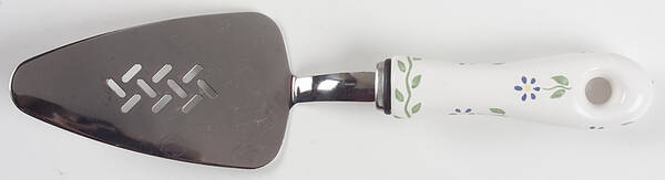Cloverhill Floral Pie Server with Stainless Blade
