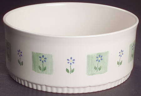 Cloverhill Floral Round Deep Microwave Baker