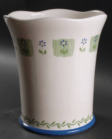 Cloverhill Floral China Waste Basket