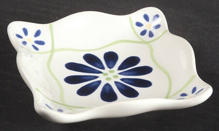 Cloverhill Floral Embossed Side Dish