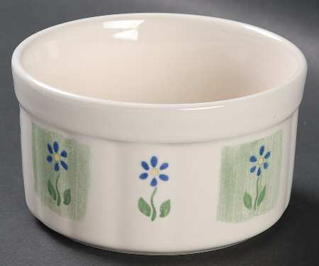 Cloverhill Floral Dip Bowl (For Dip and Spreader)