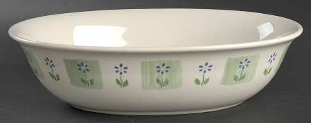 Cloverhill Floral 11" Oval Vegetable Bowl