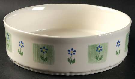 Cloverhill Floral 1.5 Quart Round Covered Baker No Lid