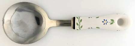 Cloverhill Floral Casserole Spoon with Stainless Bowl