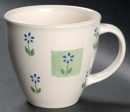 Cloverhill Floral Cafe Mug