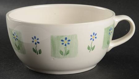 Cloverhill Floral 24 Oz Large Soup Mug