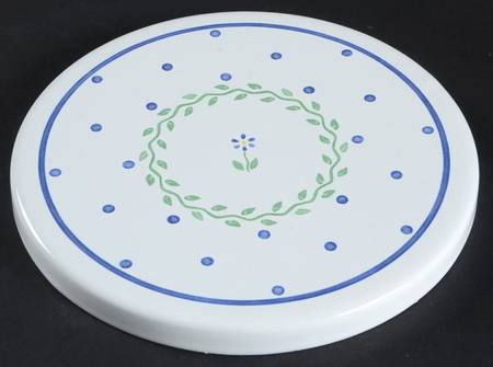 Cloverhill Floral 8" Steel Individual Stove Cover