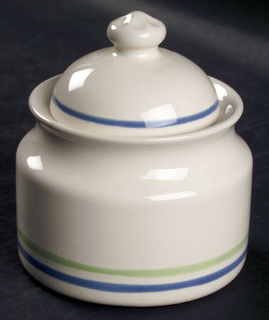 Cloverhill Band Sugar Bowl & Lid