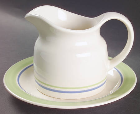 Cloverhill Band Gravy Boat & Underplate
