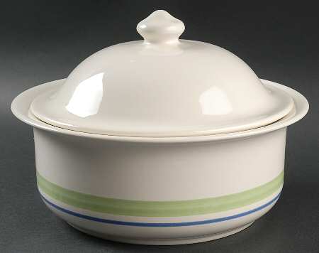 Cloverhill Band 2.5 Qt Round Covered Casserole