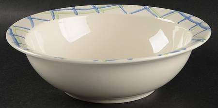 Cloverhill Plaid 9" Round Vegetable Bowl