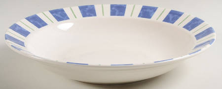 Wyngate Stripe Individual Dinner Bowl