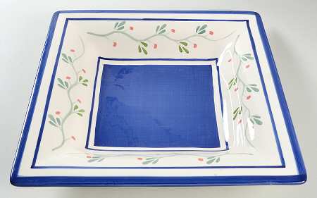 Wyngate Floral 14" Square Platter