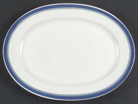Wyngate Band 14" Oval Serving Platter