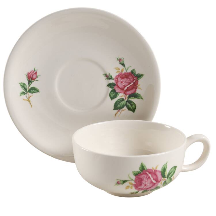 PCP101 Flat Cup & Saucer Set