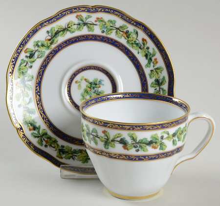 Chene Royal Flat Cup & Saucer Set