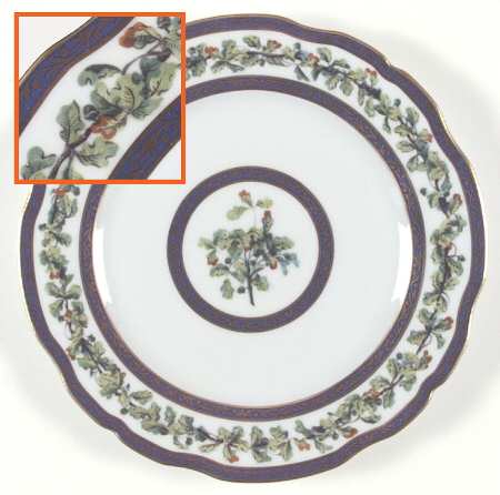 Chene Royal Salad Plate