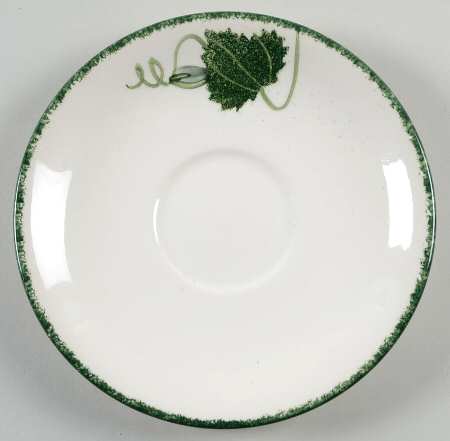 Green Leaf Saucer for Breakfast Cup