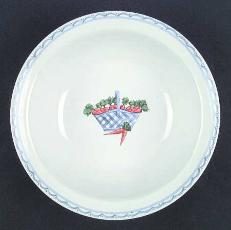 Country Market 9" Round Vegetable Bowl