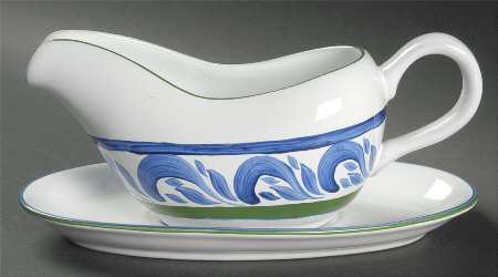 Cascades Gravy Boat & Underplate