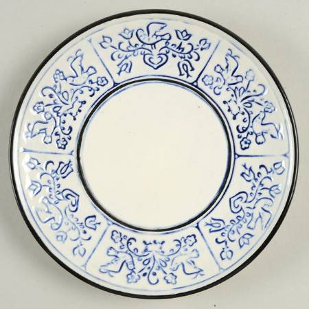 Blue Dowry Bread & Butter Plate