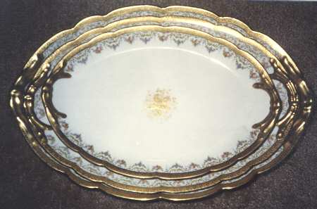 POY129 14" Oval Serving Platter