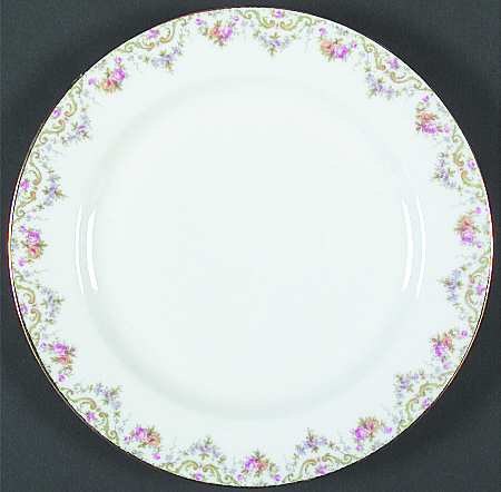 POY130 (GOLD TRIM) Luncheon Plate