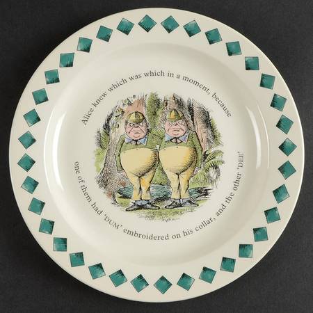 The Mad Hatter's Tea Party by Poole Pottery