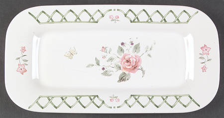 Garden Trellis Bread Tray by Pfaltzgraff