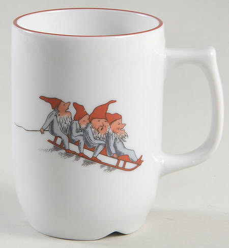 Nisse (Red Trim) Mug