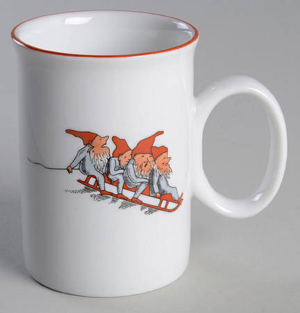 Nisse (Red Trim) Mug
