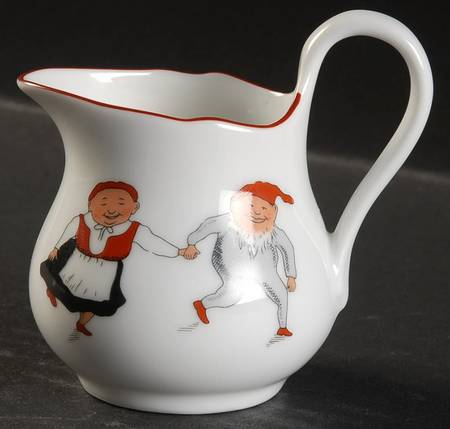 Nisse (Red Trim) Mini Creamer