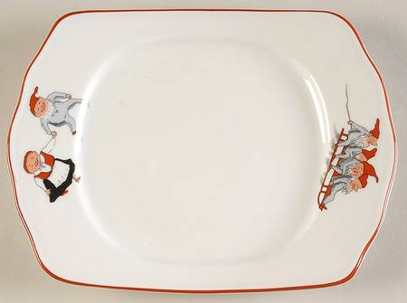 Nisse (Red Trim) Butter Tray