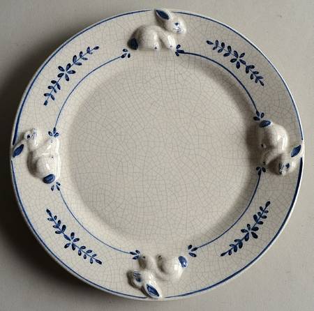 Dedham Rabbit Medium Child's Plate