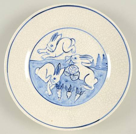 Dedham Rabbit Luncheon/Salad Plate