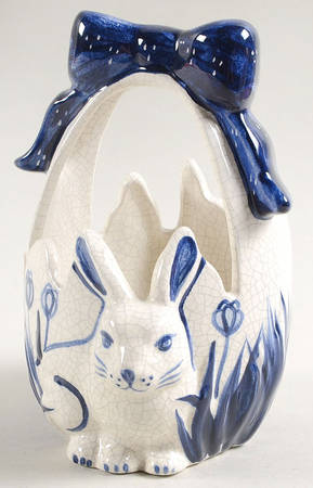 Dedham Rabbit Egg Shape Basket