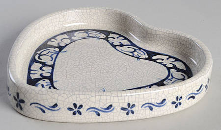 Dedham Rabbit Heart Shaped Dish