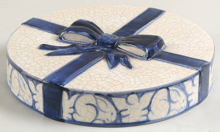 Dedham Rabbit Lid for 5" Round Box
