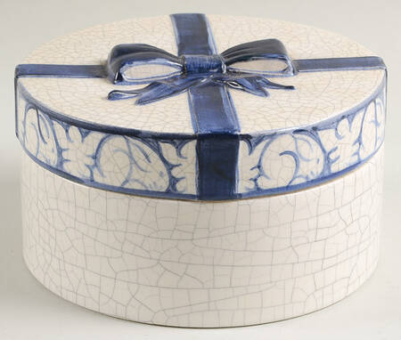 Dedham Rabbit 5" Round Box & Lid