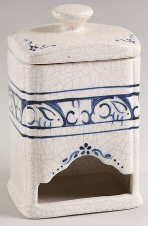 Dedham Rabbit Sweetener Crock with Lid