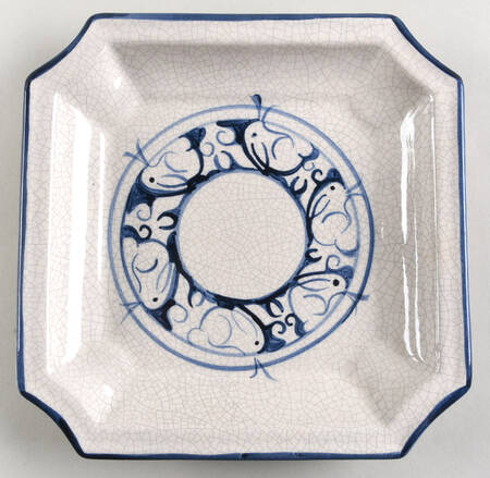 Dedham Rabbit 7" Square Dish