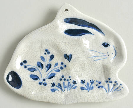 Dedham Rabbit Plaque Wall