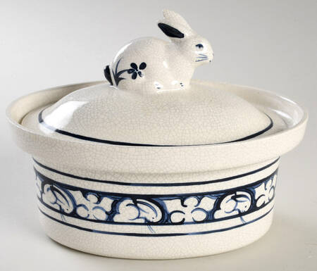 Dedham Rabbit 1 Quart Oval Covered Casserole