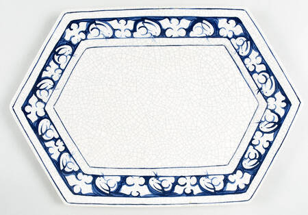 Dedham Rabbit 14" Hexagonal Platter